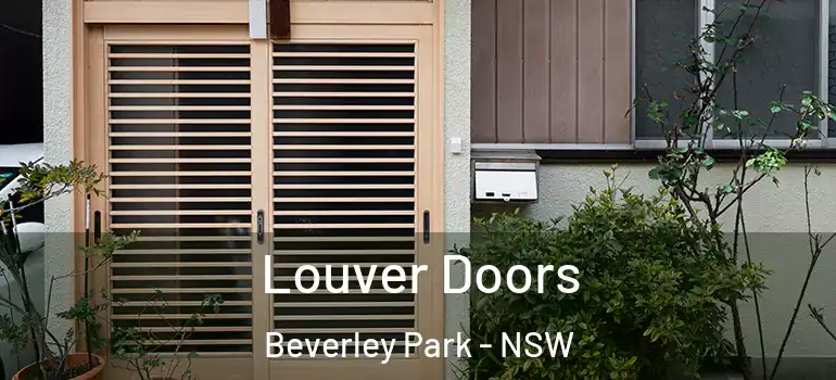 Louver Doors Beverley Park - NSW