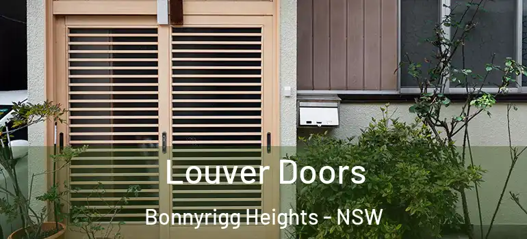 Louver Doors Bonnyrigg Heights - NSW