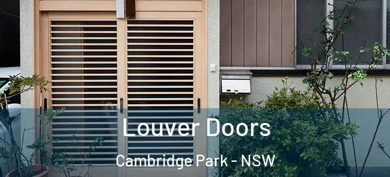 Louver Doors Cambridge Park - NSW