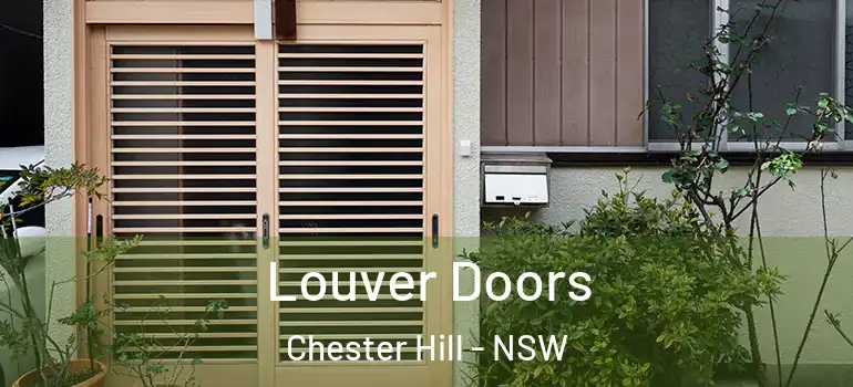 Louver Doors Chester Hill - NSW