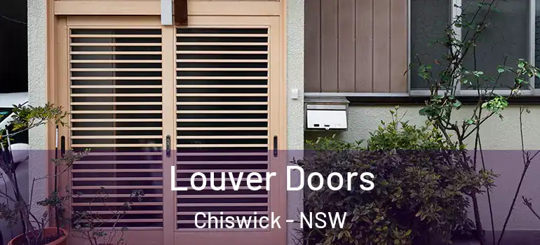 Louver Doors Chiswick - NSW