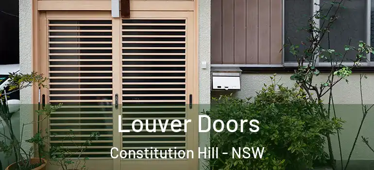  Louver Doors Constitution Hill - NSW