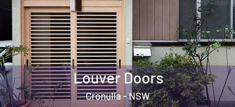  Louver Doors Cronulla - NSW