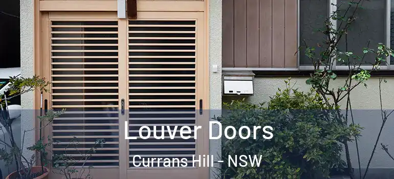 Louver Doors Currans Hill - NSW