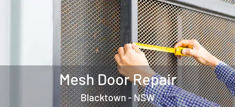 Mesh Door Repair Blacktown - NSW