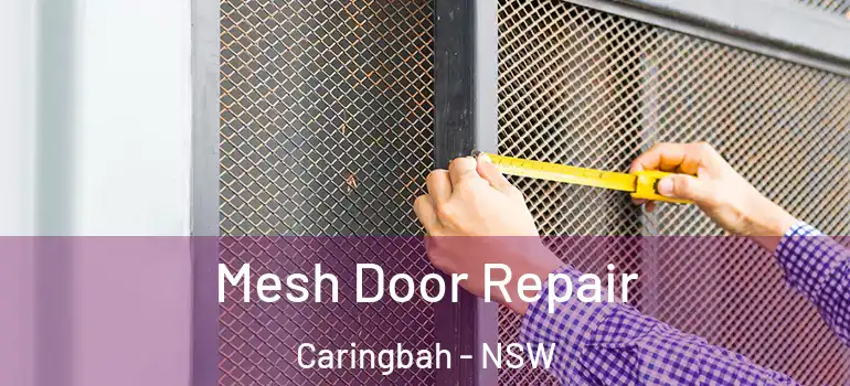 Mesh Door Repair Caringbah - NSW
