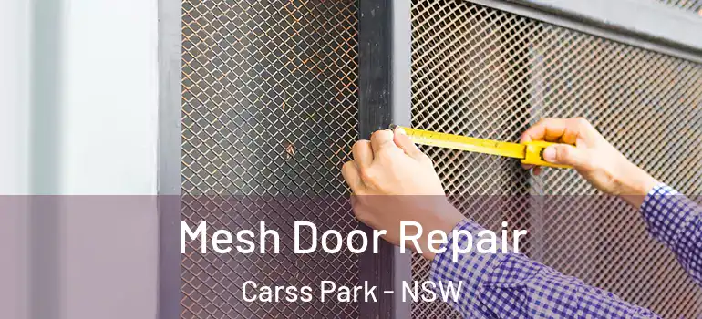 Mesh Door Repair Carss Park - NSW
