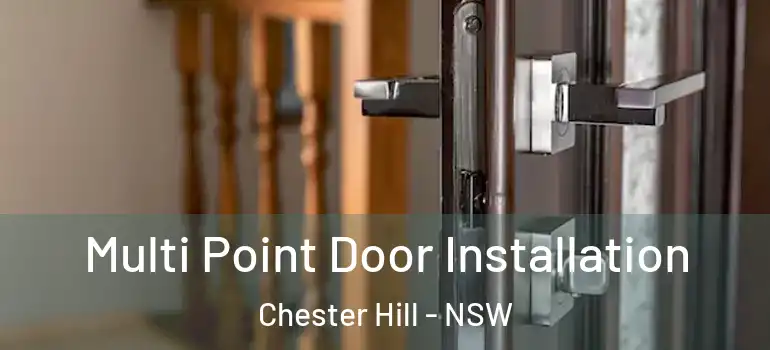 Multi Point Door Installation Chester Hill - NSW