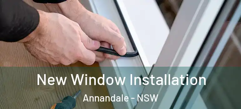 New Window Installation Annandale - NSW