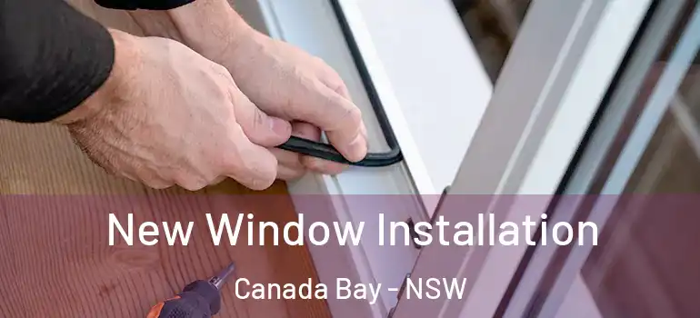 New Window Installation Canada Bay - NSW