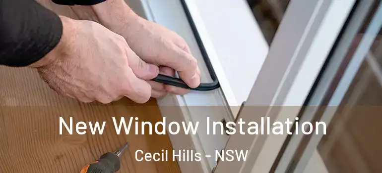 New Window Installation Cecil Hills - NSW