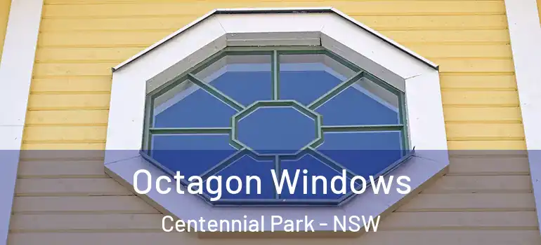 Octagon Windows Centennial Park - NSW