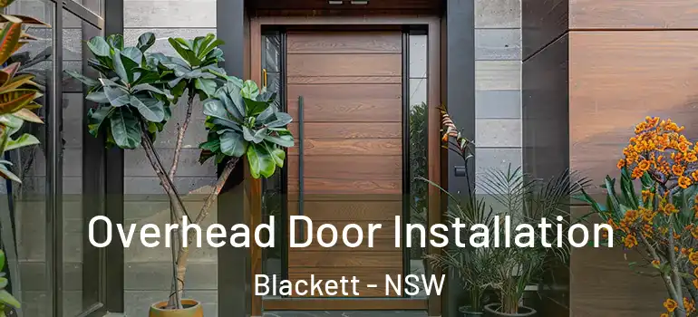 Overhead Door Installation Blackett - NSW