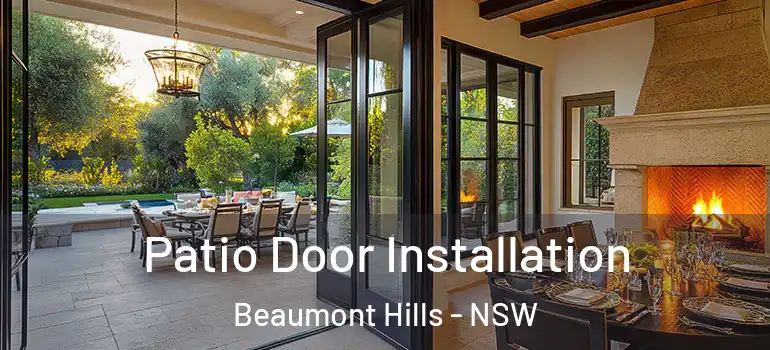 Patio Door Installation Beaumont Hills - NSW