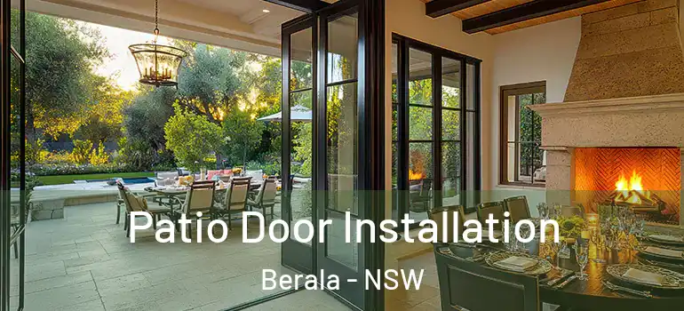  Patio Door Installation Berala - NSW