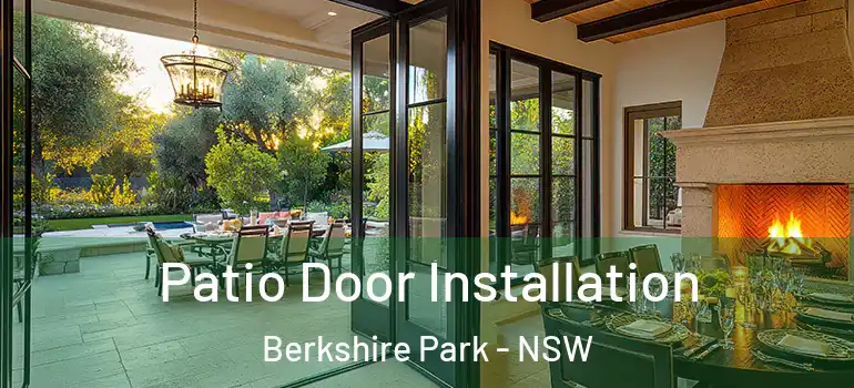 Patio Door Installation Berkshire Park - NSW