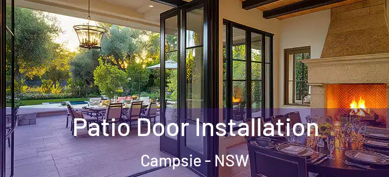  Patio Door Installation Campsie - NSW