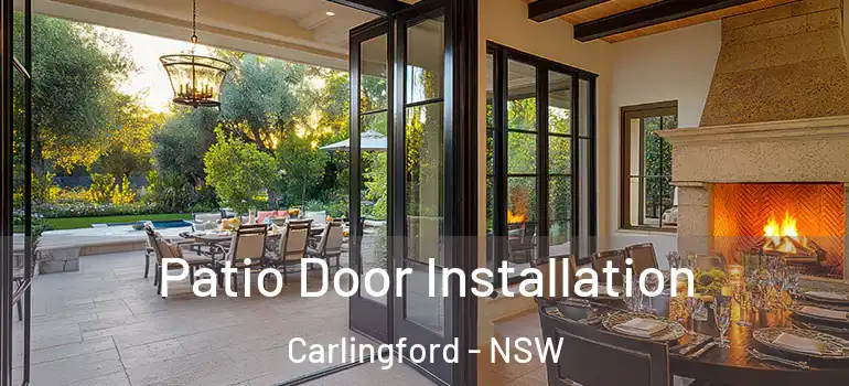 Patio Door Installation Carlingford - NSW