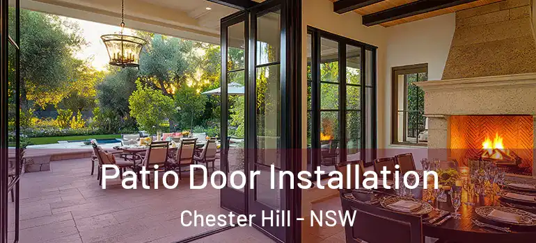 Patio Door Installation Chester Hill - NSW
