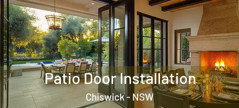Patio Door Installation Chiswick - NSW