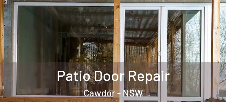  Patio Door Repair Cawdor - NSW