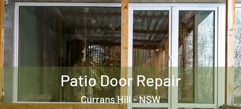 Patio Door Repair Currans Hill - NSW