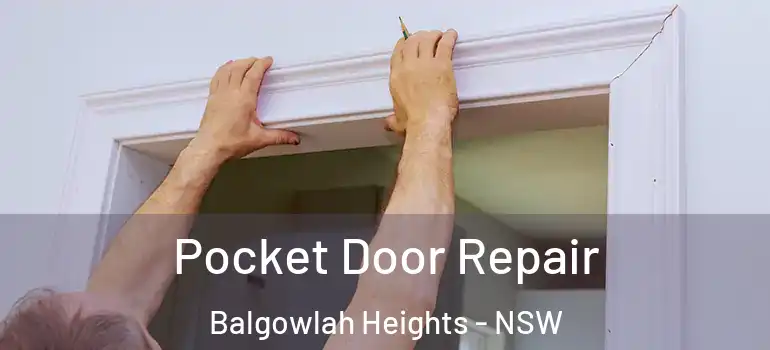 Pocket Door Repair Balgowlah Heights - NSW
