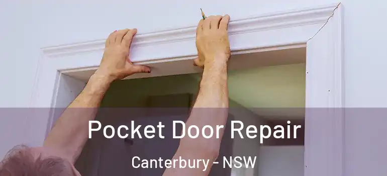 Pocket Door Repair Canterbury - NSW