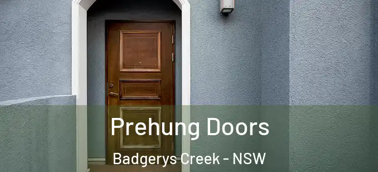 Prehung Doors Badgerys Creek - NSW