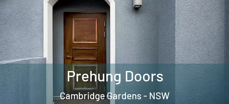  Prehung Doors Cambridge Gardens - NSW