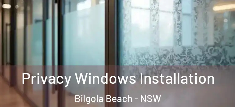 Privacy Windows Installation Bilgola Beach - NSW
