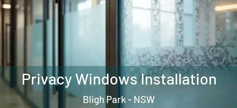 Privacy Windows Installation Bligh Park - NSW