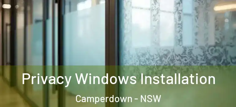  Privacy Windows Installation Camperdown - NSW