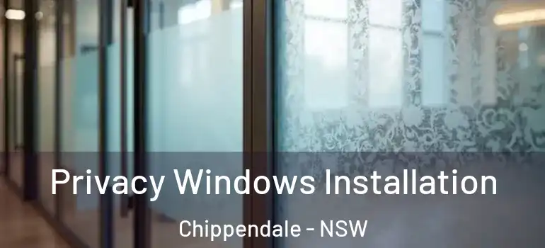 Privacy Windows Installation Chippendale - NSW