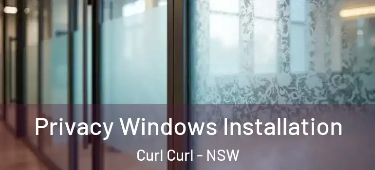  Privacy Windows Installation Curl Curl - NSW