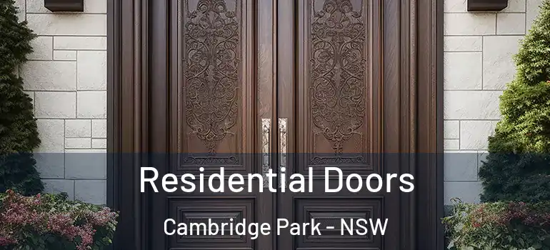 Residential Doors Cambridge Park - NSW