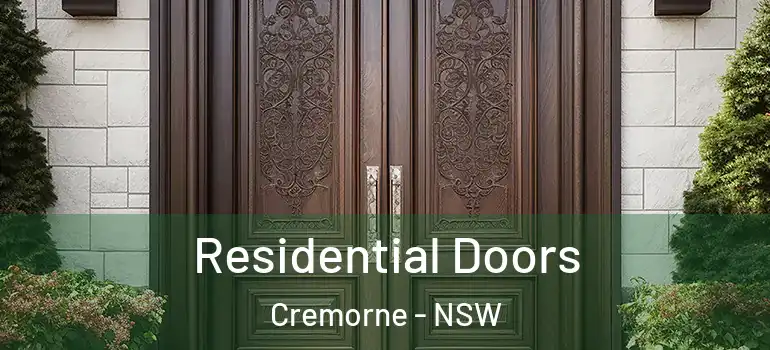 Residential Doors Cremorne - NSW