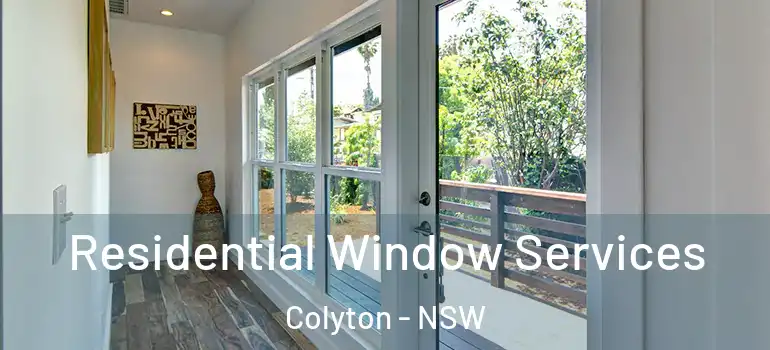  Residential Window Services Colyton - NSW