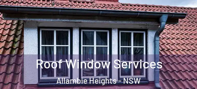 Roof Window Services Allambie Heights - NSW