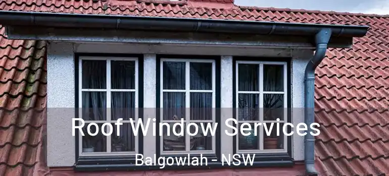 Roof Window Services Balgowlah - NSW