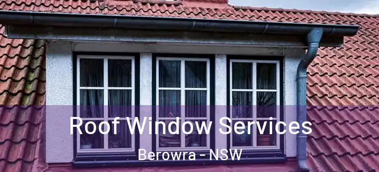 Roof Window Services Berowra - NSW