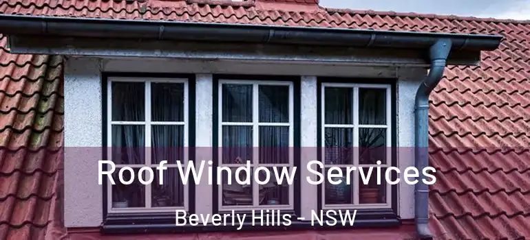 Roof Window Services Beverly Hills - NSW