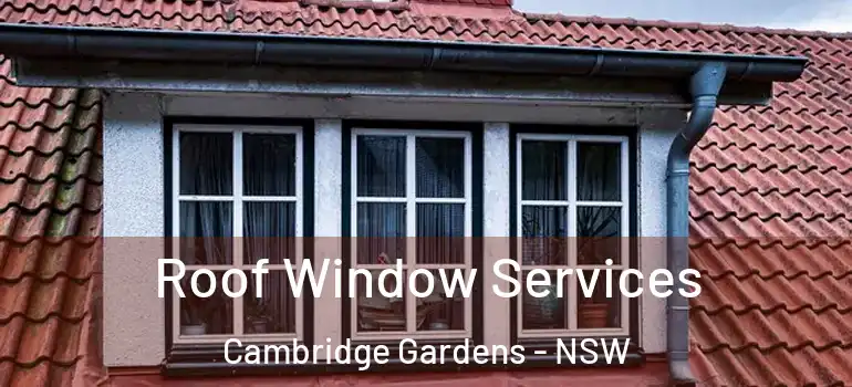 Roof Window Services Cambridge Gardens - NSW