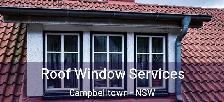 Roof Window Services Campbelltown - NSW