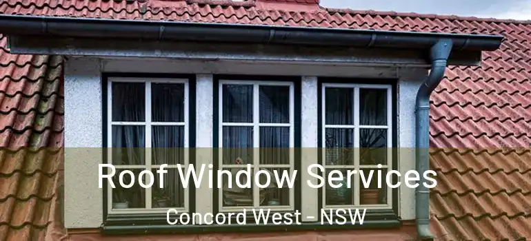 Roof Window Services Concord West - NSW