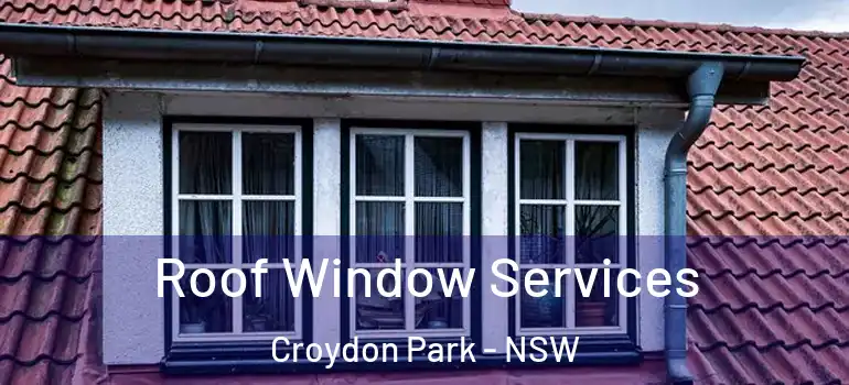 Roof Window Services Croydon Park - NSW