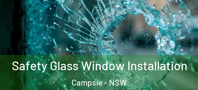 Safety Glass Window Installation Campsie - NSW