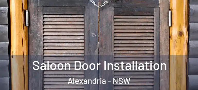 Saloon Door Installation Alexandria - NSW