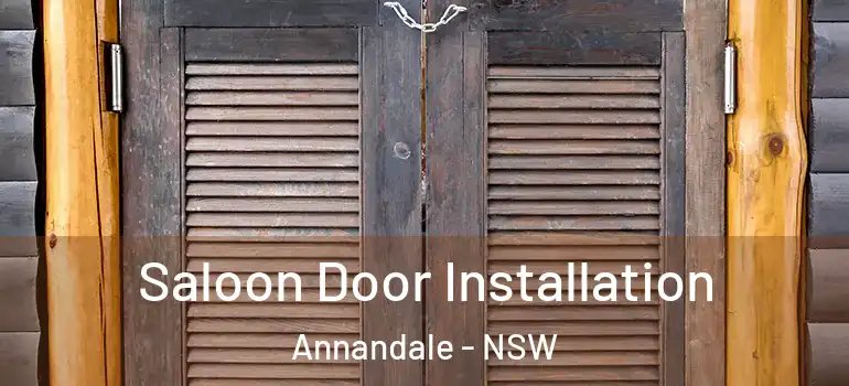Saloon Door Installation Annandale - NSW