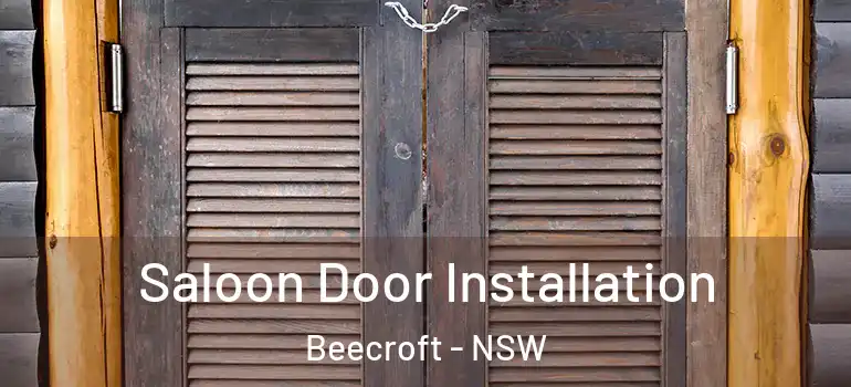 Saloon Door Installation Beecroft - NSW